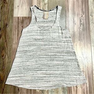 Dolan Left Coast Anthropologie Womens Racer Back Tank Top Small Heather Gray